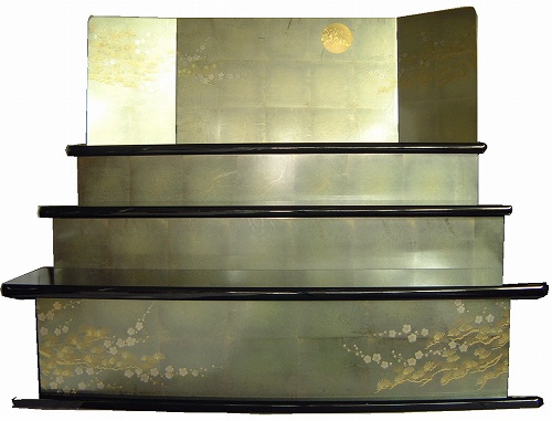 金沢箔ひな段